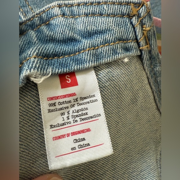 Target Take Pride Queen Denim Overalls, adult size small. - Picture 6 of 9